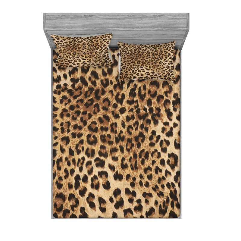 East Urban Home Leopard Animal Print Sheet Set Wayfair